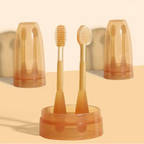 Silicone Baby Toothbrush Set with Tongue Scraper for Infants