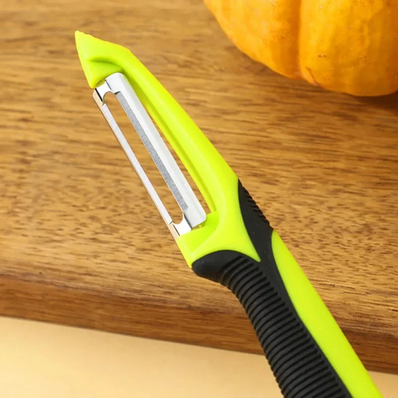 Stainless Steel Vegetable Peeler Anti Slip Handle Fruit & Potato Scraper