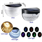Waterproof Solar LED Fence Lights for Garden & Outdoor Decor