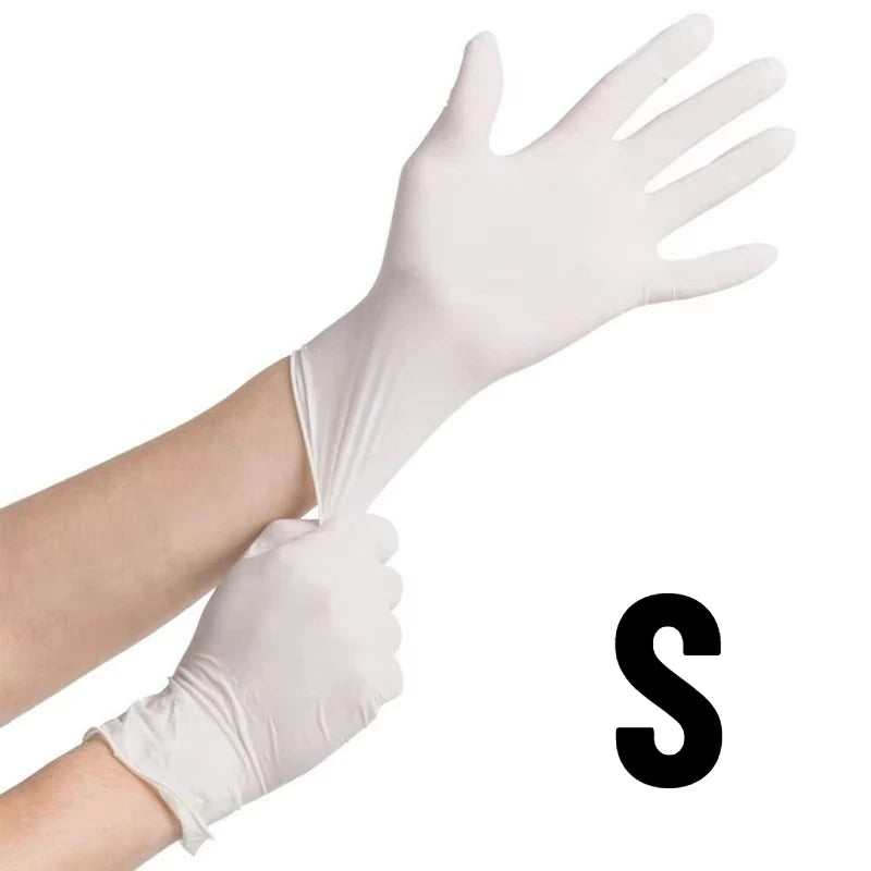 White Nitrile Gloves Disposable Latex Free Gloves