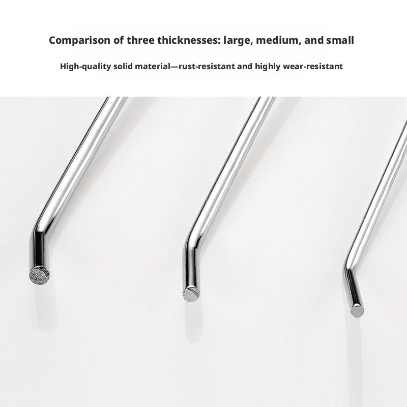 Pegboard Hooks Pack of 10 Heavy Duty Wall Organizer Hanging Hooks