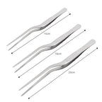 Kitchen Tweezers Stainless Steel – BBQ Food Clip & Cooking Tongs (1/3Pcs)