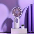 USB Rechargeable Mini Handheld Fan 3-Speed Portable Fan