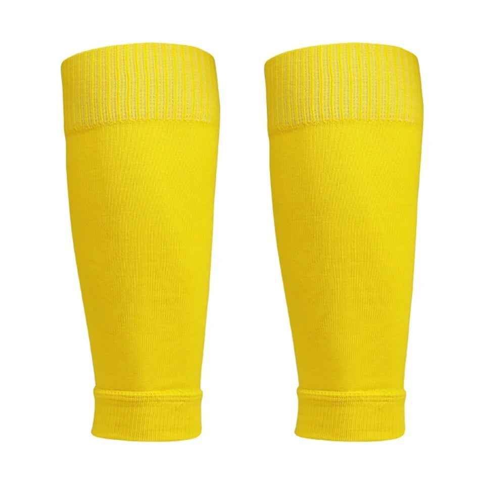 Football Soccer Shin Pads Sleeves Socks Calf Protection Men Women Kids
