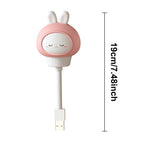 Cute Cartoon USB Night Light for Kids Bedroom Décor