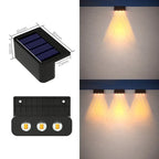 Waterproof Solar Wall Lights for Garden, Fence & Pathway Decor