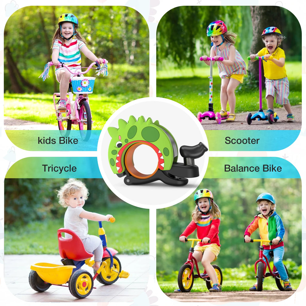 Toptrek Kid Funny Bicycle Bell Creative Kids Bike Safety Horn