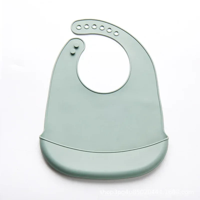 BPA Free Silicone Baby Bib Waterproof Feeding Bib