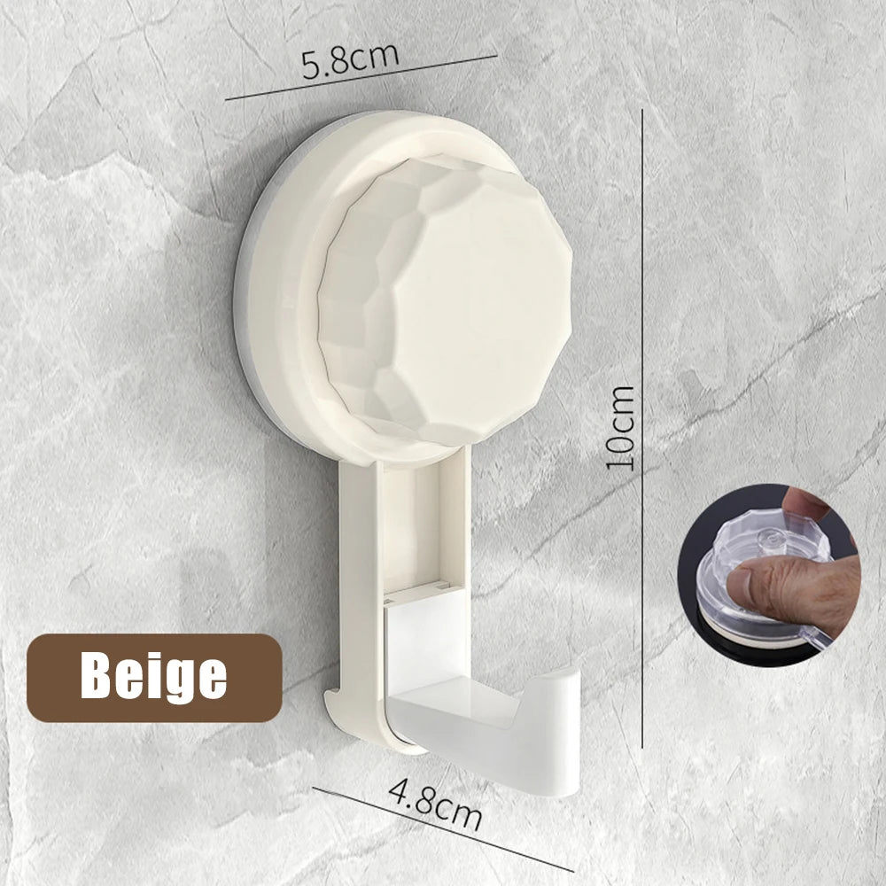 Vacuum Suction Cup Hook Heavy Duty Reusable Wall Storage Hook