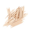 Orange Wood Cuticle Sticks Double Ended Nail Manicure Tools