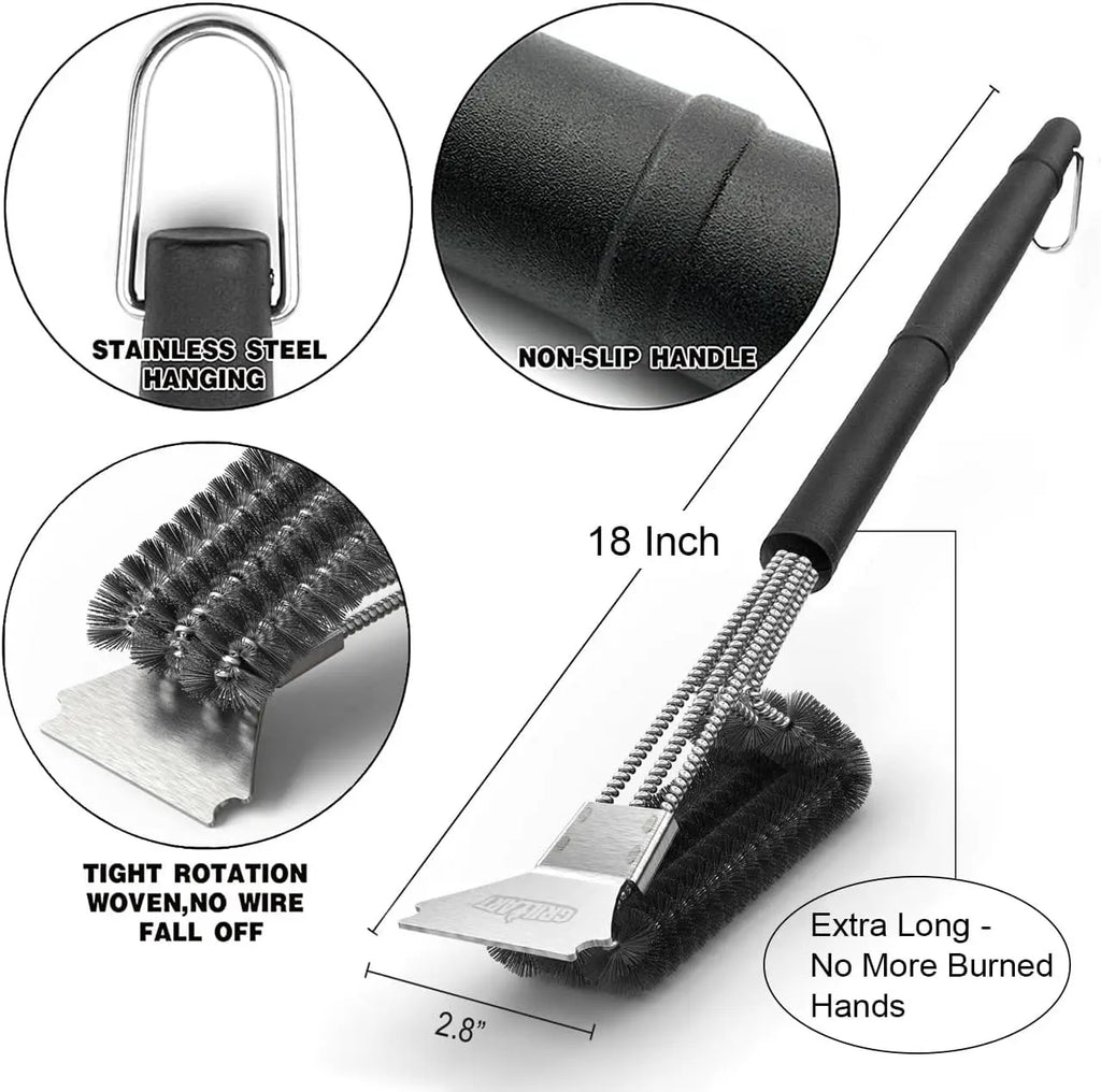 BBQ Grill Brush Stainless Steel Wire Brush