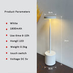 Rechargeable LED Table Lamp for Bedroom & Restaurant Décor