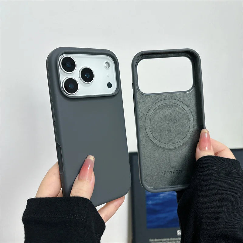 MagSafe Liquid Silicone Case for iPhone 17 16 15 14 13 Pro Max