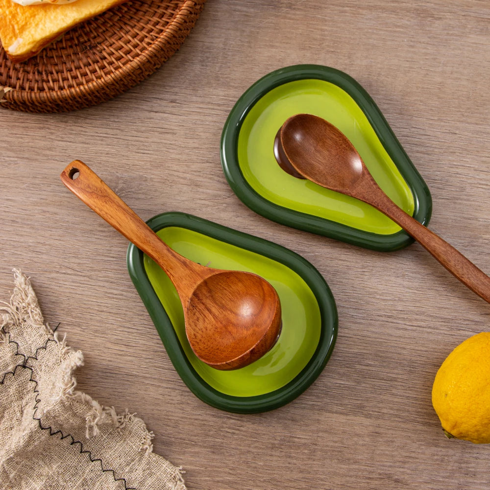 Ceramic Spoon Rest Kitchen Utensil Holder Secondary image