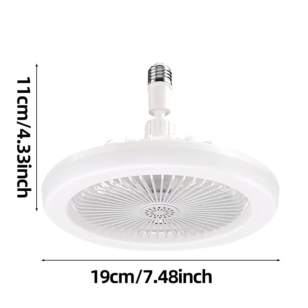 3 in 1 Ceiling Fan Light LED Lamp Remote Control Rotatable For LivingRoom Bedroom