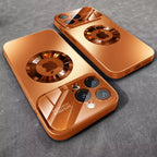 MagSafe Glass Camera Lens Case for iPhone 11 12 13 14 15 16 17 Pro Max