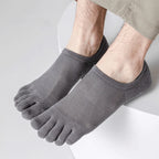 Men’s Toe Socks Breathable Anti Sweat Casual Finger Socks 3 Pairs
