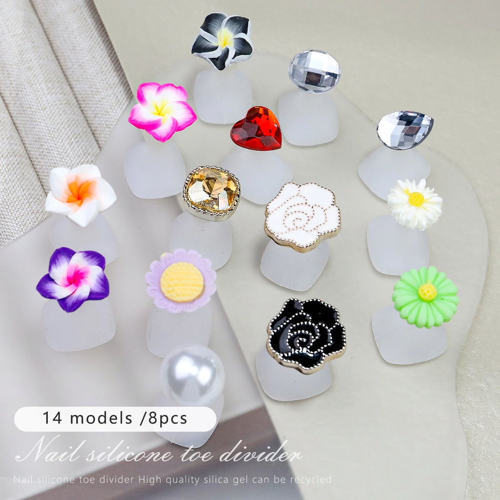 Silicone Toe Separator Pedicure Foot Care