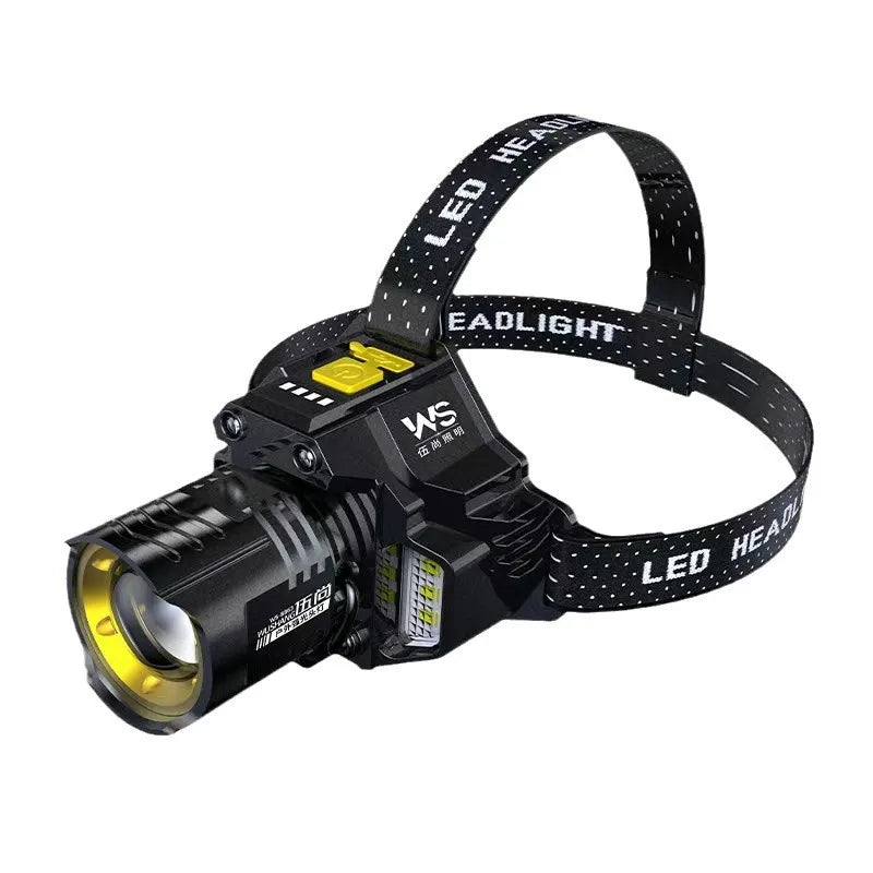 USB Rechargeable Motion Sensor LED Headlamp Zoomable Main image