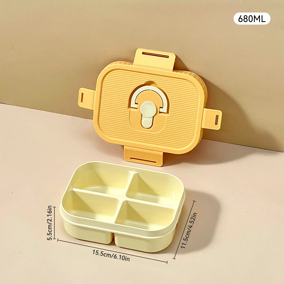 WORTHBUY Portable Lunch Box Leakproof Microwave Safe Bento Box