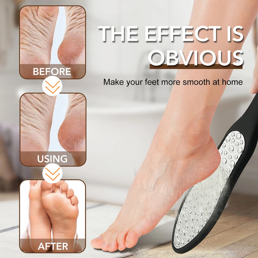 Double Sided Pedicure Foot File Callus Remover for Wet & Dry Feet