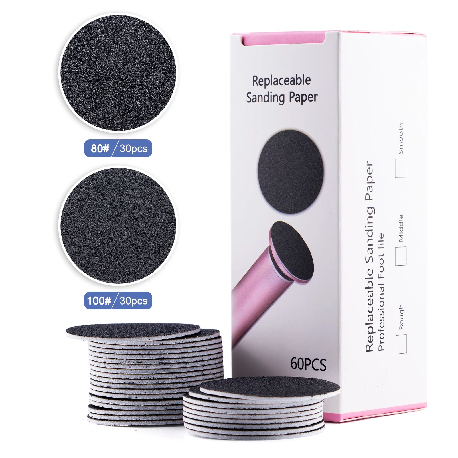 43mm Sandpaper Discs for Electric Foot File