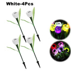 Solar Tulip Rose Flower Lights for Waterproof Garden Decor