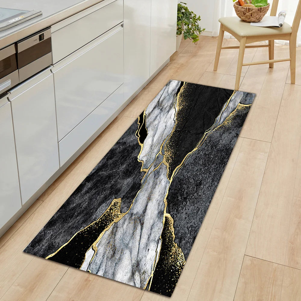 High-End Kitchen Rug Waterproof Non-Slip Washable Entrance Doormat