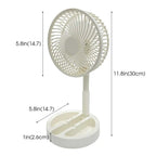 USB Plug-In Mini Fan UK Foldable Portable Cooling Desk Fan