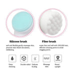 3D Silicone Facial Cleansing Brush Double Sided Soft Exfoliator