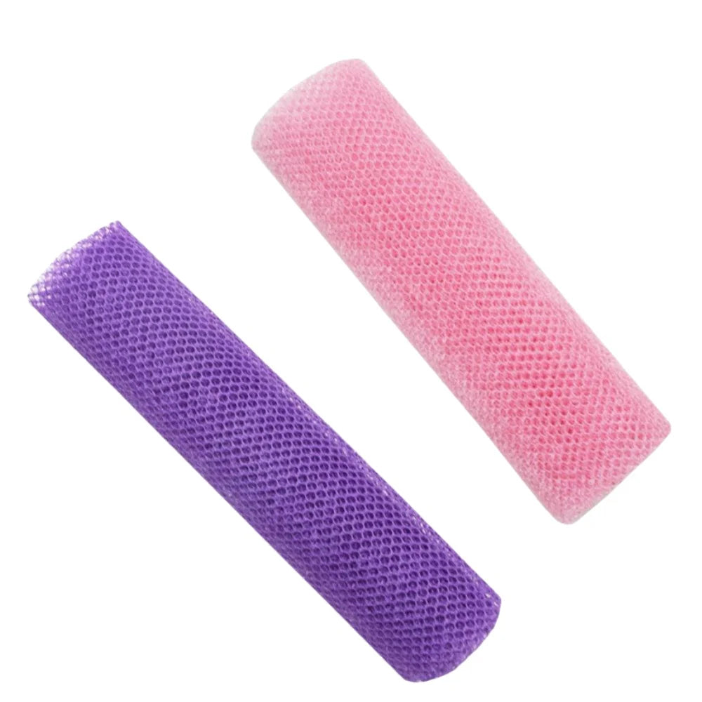2PCS African Exfoliating Sponge Mesh Bath Scrubber Towel for Smooth Skin