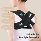 Adjustable Posture Corrector Belt Back Brace Clavicle Support