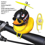Cartoon Yellow Duck Bike Bell LED Helmet Duck Bicycle Accessory