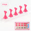 5Pcs Nail Tip Holder Magnetic Crystal Base Nail Art Practice Stand