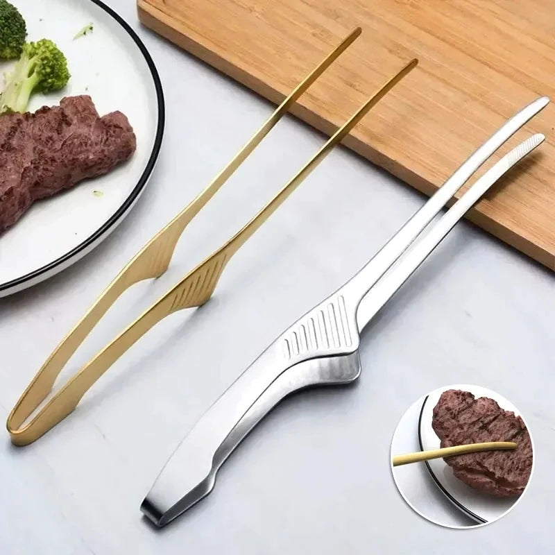 Korean BBQ Tongs UK Stainless Steel Grill Cooking Tools Secondary image