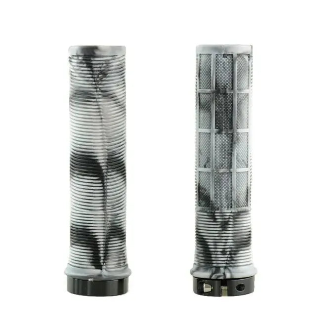 TPR MTB Bicycle Handlebar Grips Aluminum Lock-On Non-Slip Comfort