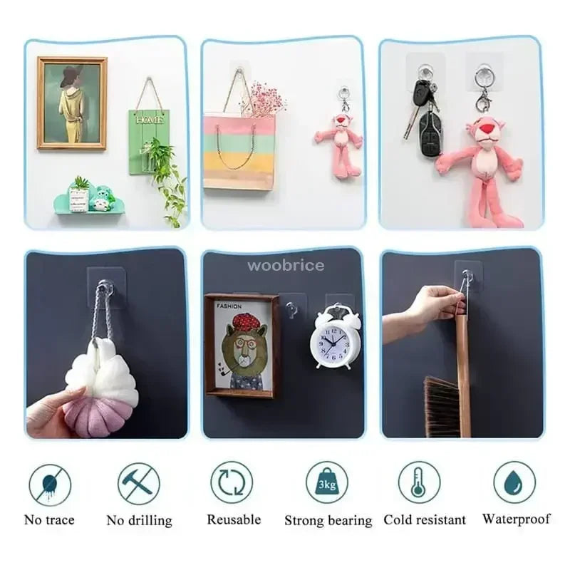Self Adhesive Hooks Organizer