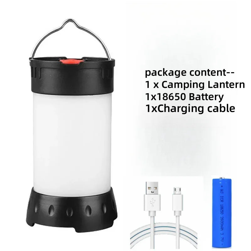 USB Rechargeable Mini Camping Light 5 Modes Lantern