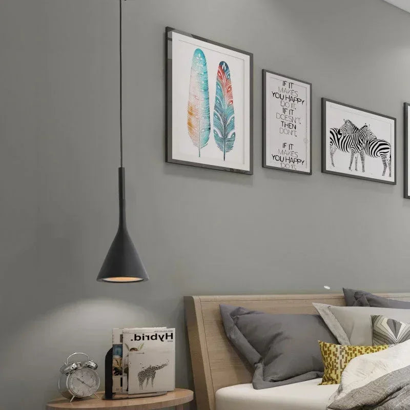 Modern LED Pendant Light E27 for Bedroom & Dining Room
