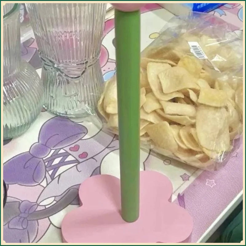 Tulip Wood Paper Towel Holder