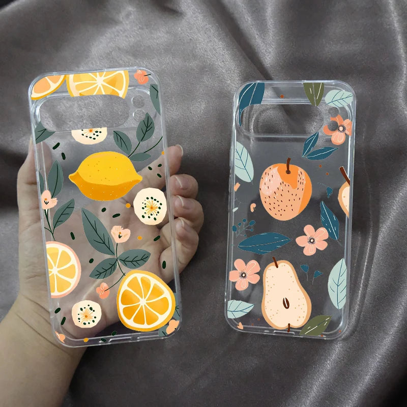 Cute Summer Fruit Floral Phone Case For Google Pixel 9 8 7 6 Cover Secondary image