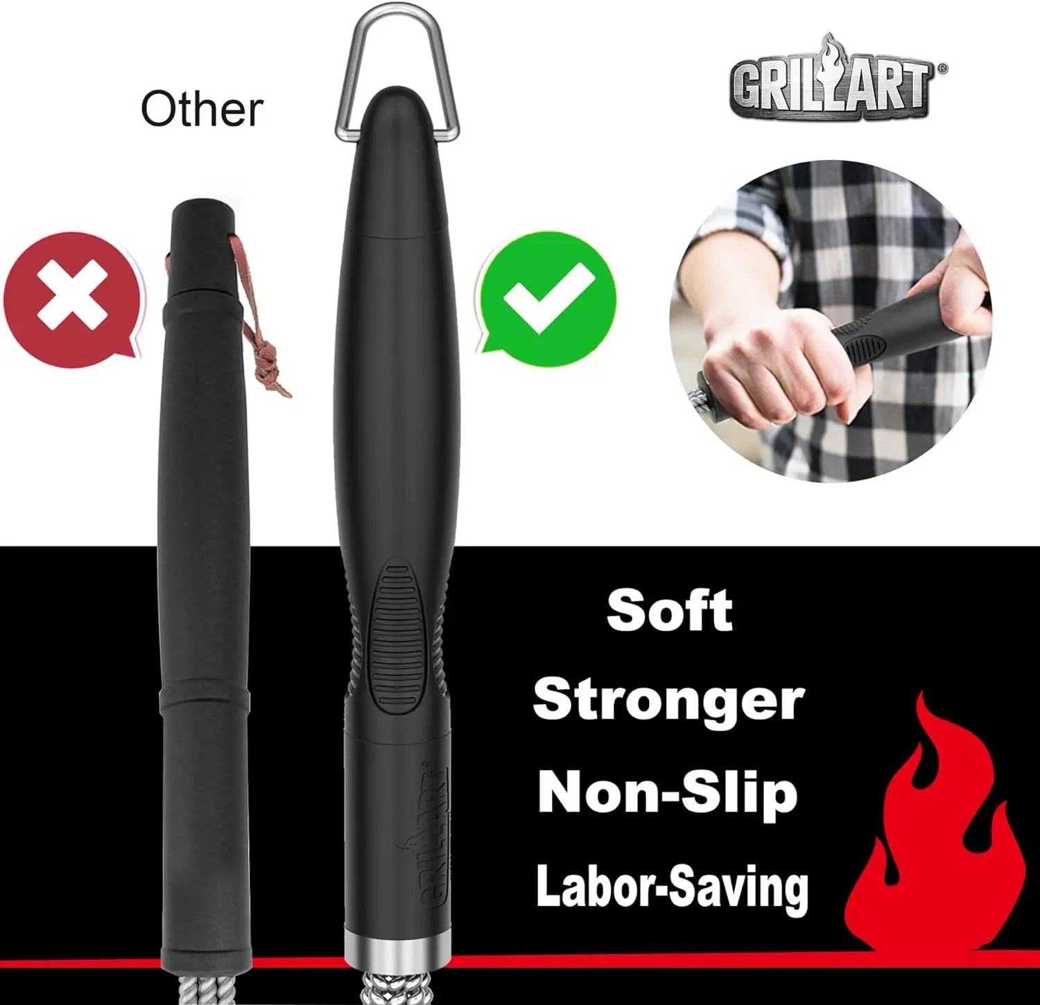 BBQ Grill Brush Stainless Steel Wire Brush