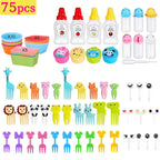 Mini Animal Fruit Fork Picks for Kids Bento Lunch Box Decoration Set