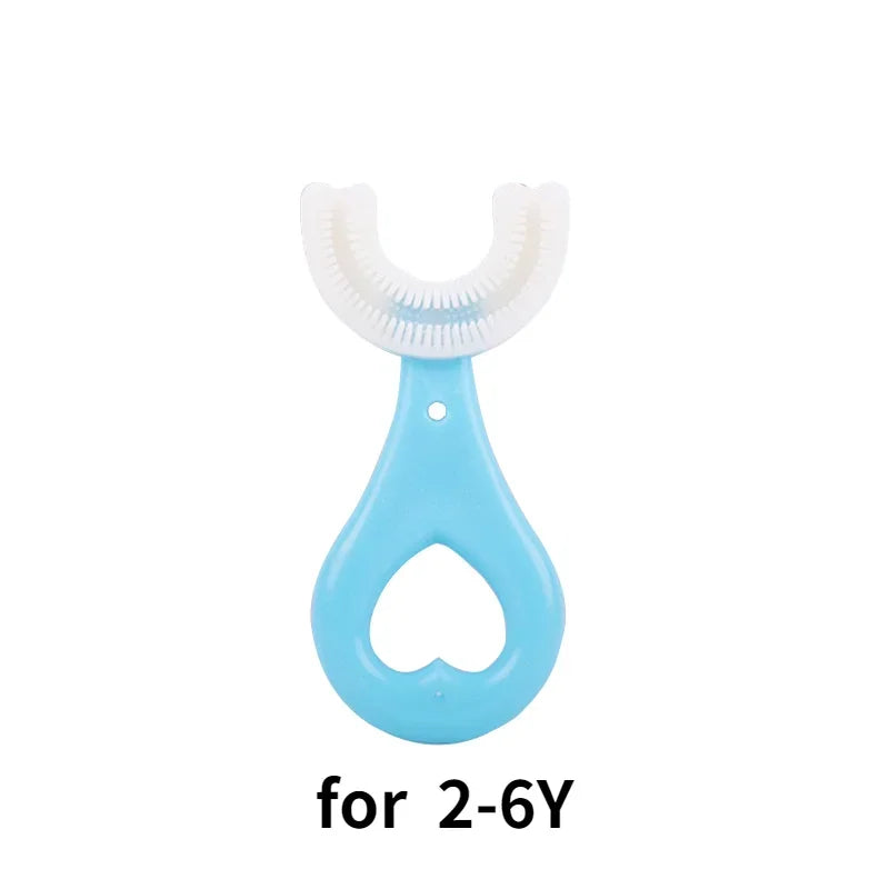 Baby 360° U Shape Toothbrush Soft Silicone Kids Teeth Brush