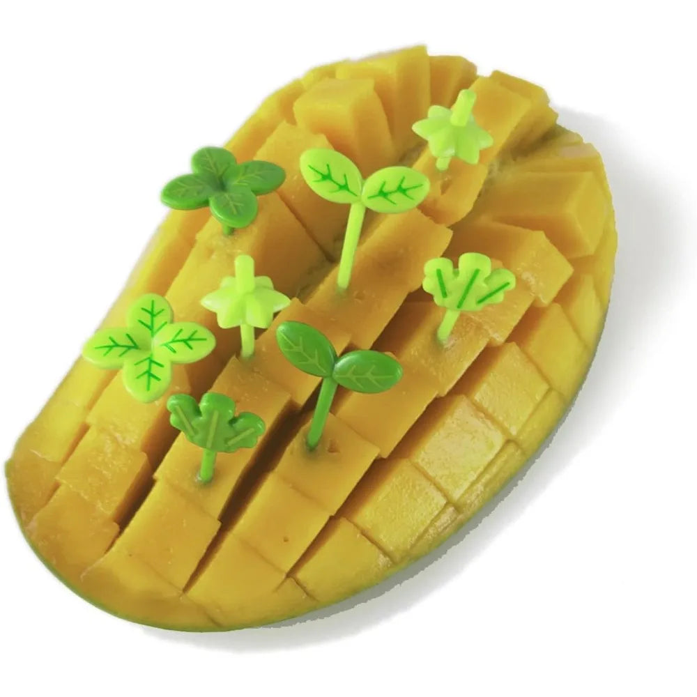 8PCS Bento Box Food Picks Cute Reusable Fruit Fork Decoration Picks
