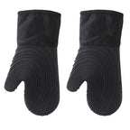 Silicone Oven Mitt Set – Waterproof Heat-Resistant Kitchen Gloves