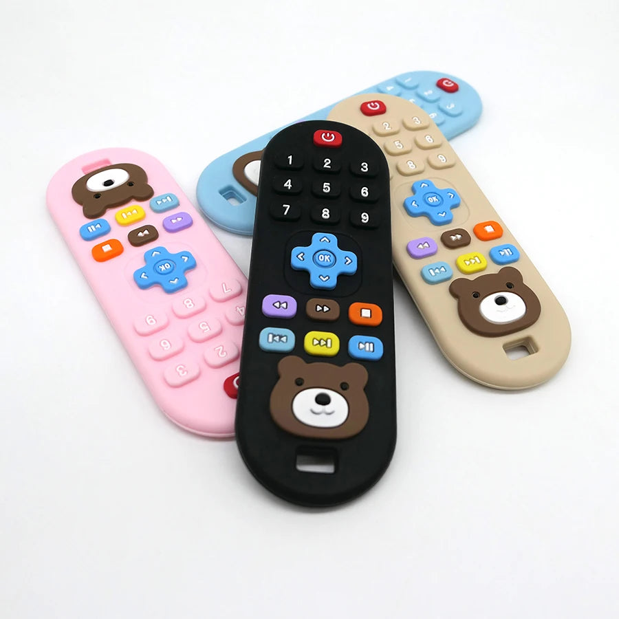 Silicone Remote Control Baby Teether Toy Set Secondary image