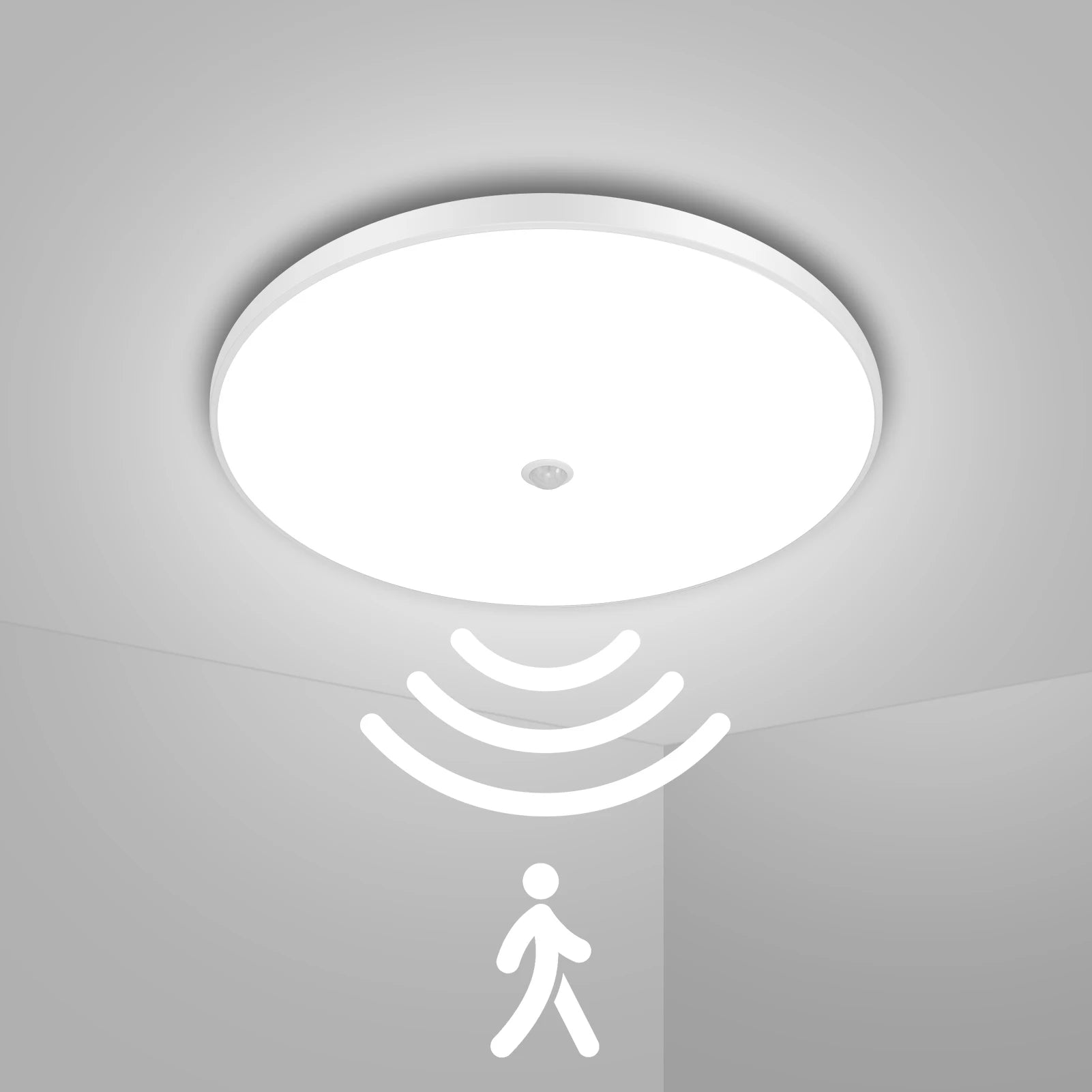 Motion Sensor PIR LED Ceiling Lamp for Bedroom & Corridor Secondary image