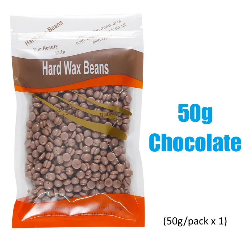 Brazilian Hard Wax Beans 50g Painless Body Hair Removal Wax