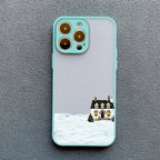 Rural Snow Scenery Phone Case for iPhone 16 15 14 13 12 11 Pro Max